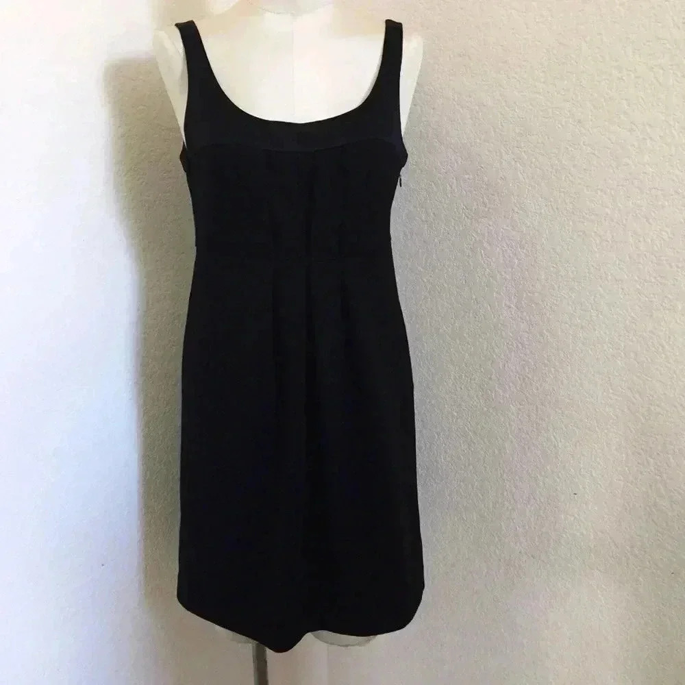 Old Navy Black Sleeveless Tank Dress with Satin